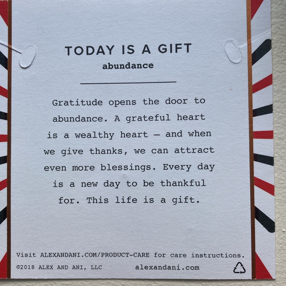 NEW- Alex and Ani bracelet “ thankful” - Picture 4 of 5